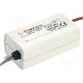 MEAN WELL APV-16-15, 16 W, IP20, 90 - 264 V, 1 A, 15 V, 40 mm