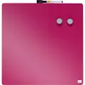 Rexel mini magnetisk whiteboard farvet kvadrat 360mmx360mm Pink