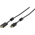 Vivanco Data kabel Displayport - HDMI 1.8 m, svart