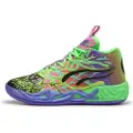 Puma MB.04 Be You Basketball Shoes Unisex, Shoes, Black/Electric Peppermint/Green Pes, 44.5