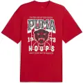 Puma Rival Rage Basketball Tee Men, Clothing, Red, XS