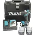 Makita DDF487RFE3 - Drill/driver - trådløs - 2 hastigheter - nøkkelfri borhylse 13 mm - 40 N·m - 3 batterier - 18 V