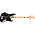 Squier Affinity Series Active Jazz Bass V Lønn Gripebrett Svart Plekterbrett Metallisk Svart