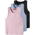 Name it 3-pakning Tanktop