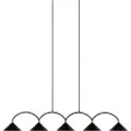 Globen Lighting Globen LightingPendel Curve 5SvartTakpendlerFra Homeroom