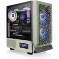 Thermaltake Ceres 300 TG ARGB - Mid tower - utvidet ATX (E-ATX) - sidepanel med vindu (herdet glass) - ingen strømforsyning (PS/2) - matcha-grønn - USB/lyd