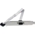 StarTech.com 9-Pin Serial to 10-Pin Motherboard Header Slot Plate - seriel-panel