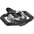 Shimano Pedal, Bysykkel, Stål, Sort, Stål, Chromoly Steel 4140 (CrMo), Klemløse pedaler, Mann/kvinne