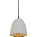 Paul Neuhaus Moderne hanglamp zwart met grijs beton - Eton