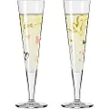 Ritzenhoff RitzenhoffChampagneglass Goldnacht 2-pkTransparentVinglassFra Homeroom