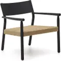 Kave Home Kave HomeLenestol YaliaSvartArmstolerFra Homeroom