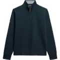 Superdry Core Pique Henley Genser Med Halv Glidelås