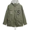 Superdry Jersey Emb Military Jakke