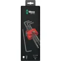 Wera 05073596001, L-formet hex-nøkkelsett, Metrisk, 9 stykker, 2,2.5,3,4,5,6,8,10 mm