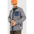 Passenger Firelight Sherpa Lined Overshirt Jakke grå