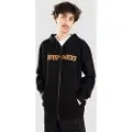 Spitfire Flames Script Hettegenser med glidelås svart