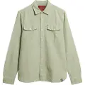 Superdry Merchant Linenblend Work Skjorte Med Lange Ermer