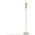 QAZQA Retro gulvlampe beige med matt glass - Fedde