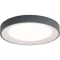 QAZQA Moderne taklampe grå med hvit 48 cm inkl. LED dimbar RGB - Kanton