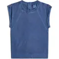 G-Star Back Zip Overdyed Ermeløs T-skjorte