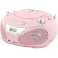 Champion Boombox CD/Radio/MP3/USB Pink