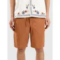 Anerkjendt Aklt James Cot/Linen Ela Shorts brun