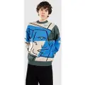 Blue Tomato Graphic Knit Strikket genser mønster