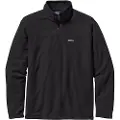 Patagonia Micro D Fleece Zip Half-Zip Fleecegenser svart