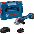 Bosch GWS 18V-10P PROFESSIONAL, 9000 RPM, 12,5 cm, Batteri, 1,9 kg, Børsteløs motor