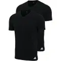 Adidas Underwear Active Flex Cotton Kortarmet Undertrøye Med V-hals 2 Enheter