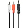 Gembird CCA-458 - Lydkabel - RCA x 2 hann til mini-phone stereo 3.5 mm hann - 1.5 m