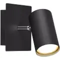 TRIO vegglampe moderne svart Trio MARLEY vegglampe 802400132