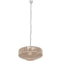 TRIO Japandi hanglamp bruin touw 46cm - Svea