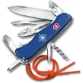 Victorinox Skipper, Klappkniv med lås, Multiverktøyskniv, Klipp punkt, Polyamid, Blå, 18 verktøy