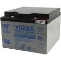 Yuasa NPC24-12, Forseglet blysyre (VRLA), 12 V, 1 stykker, Sort, Hvit, 24 Ah, 9 kg