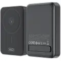 XO Powerbank 10000mAh med magnetisk lading 20W - Svart