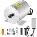 Vevor 1800W elektrisk børsteløs DC-motorsett - 48V 4500 o/min motor med oppgradert hastighetskontroller og gasshåndtak for gokart, elsykkel, motorsykkel, scooter, DIY