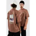 Woodbird Baine Chop T-skjorte brun