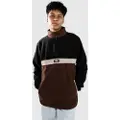 Blue Tomato 1/4 Placket Half-Zip Fleecegenser brun