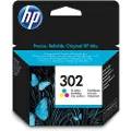 HP 302 - 4 ml - farge (cyan, magenta, gul) - original - blekkpatron - for Deskjet 1110, 21XX, 36XX ENVY 45XX Officejet 38XX, 46XX, 52XX