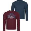 Lonsdale Ayrshire Langarmet T-skjorte 2 Enheter