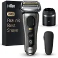 Braun Series 9 Pro+ 9565cc Wet & Dry, Barberingsmaskin, Metallisk, Batteri, Lithium-Ion (Li-Ion), 60 min, Boks