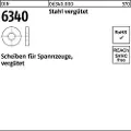 Lemvigh-Muller 10 sort stålskive DIN 6340 - (100 stk.)