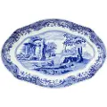 Spode SpodeOvalt riflet fat Blue Italian 21 cmBlåAsjetterFra Homeroom
