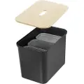 Orthex Komplet, system til affaldssortering SmartStore Collect, 76 L, sort