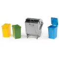 BRUDER Garbage can set accessories