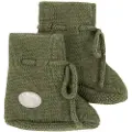 Lillelam Babytøfler Ull classic Oliven