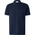 Calvin Klein Jeans for man. LV040EM269 Navy piqué polo shirt (L), Casual, Cotton, Short sleeve