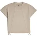 G-Star for woman. D26105-D249-D848 Overdyed Seam Details T-shirt taupe (L), Casual, Short sleeve, Organic Cotton, Sustainable