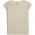 G-Star for woman. D26240-C756-D848 Mini G-Script Logo T-shirt beige (XS), Casual, Short sleeve, Organic Cotton, Sustainable